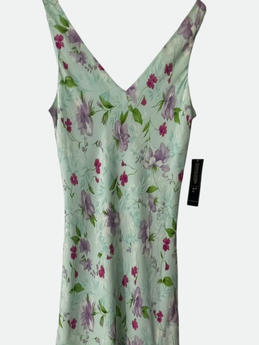 Vintage 90s/Y2K Jones New York floral Silk Dress – Size 12